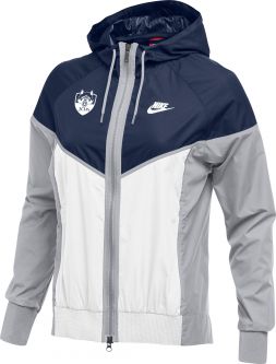 Nike Women's Team Windrunner Jacket, Navy /White/Grey